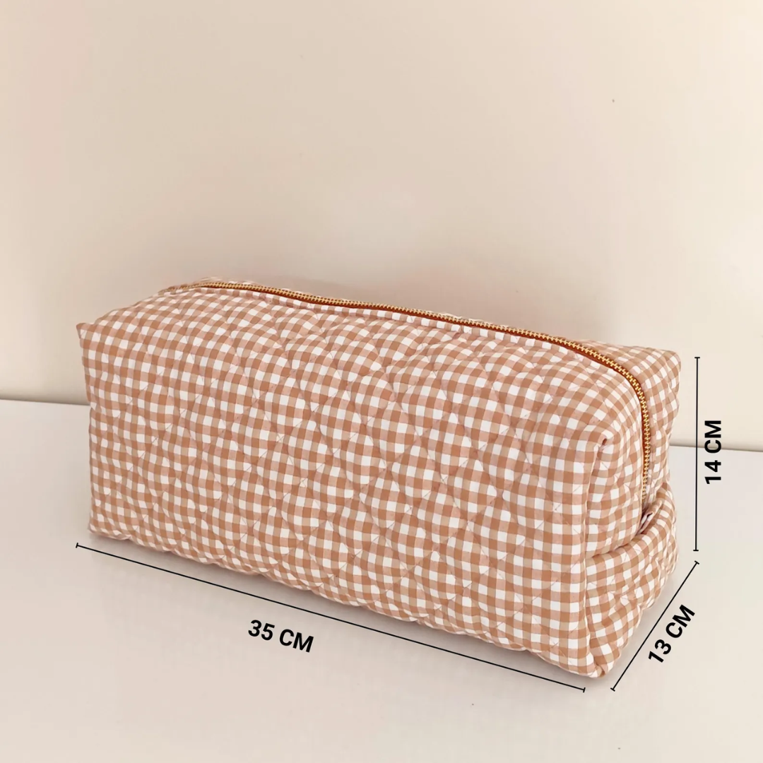 Quilted Hair Tool Bag Sewing PDF Pattern | Dyson Airwrap/Airstrait Bag | Zipper Pouch | Beginner Friendly | Toiletry Bag | Travel Organizer