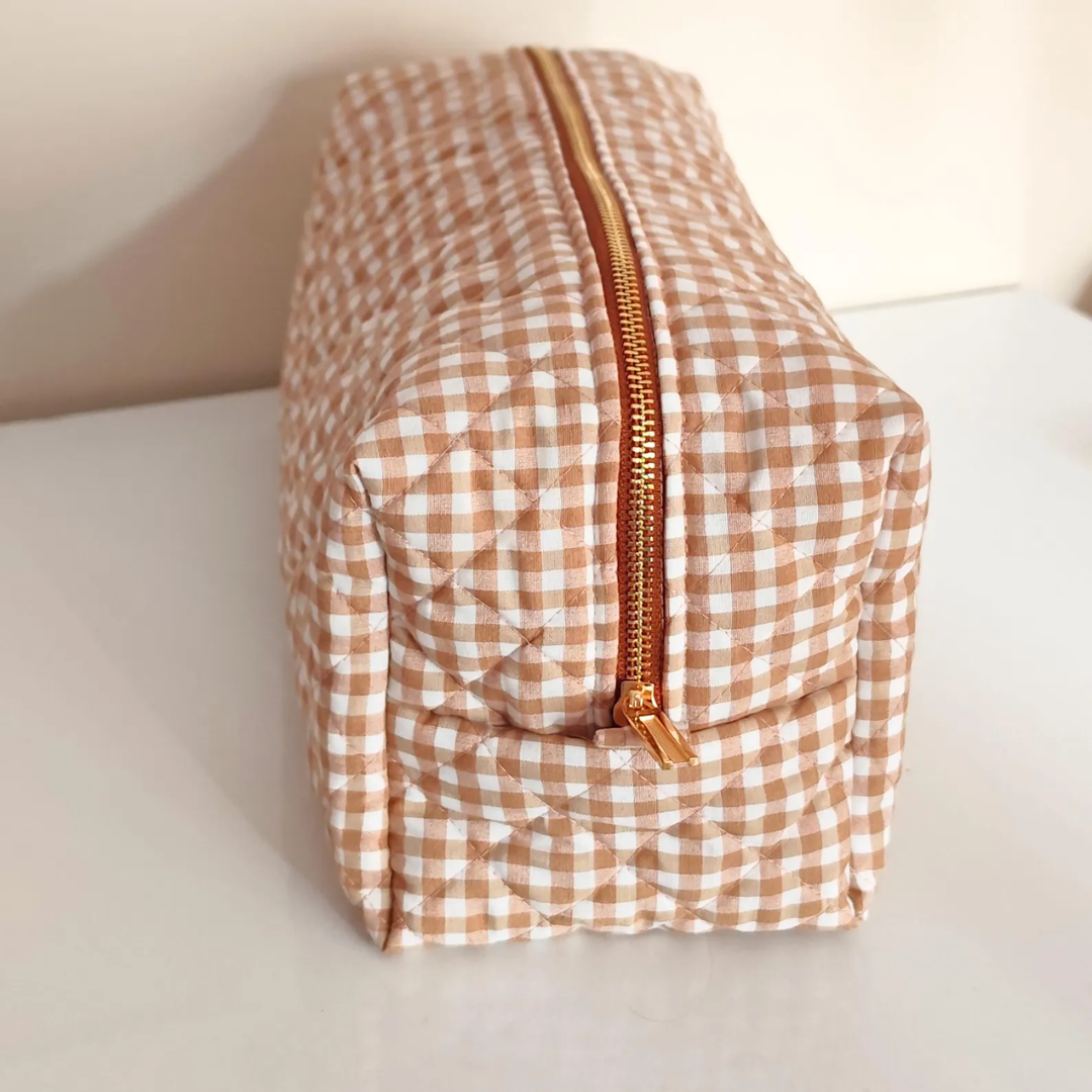 Quilted Hair Tool Bag Sewing PDF Pattern | Dyson Airwrap/Airstrait Bag | Zipper Pouch | Beginner Friendly | Toiletry Bag | Travel Organizer